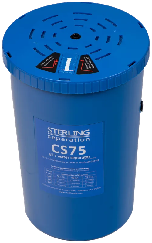 STELSEP CS75 oil/water separator, the replacement for the Boge CC2-2